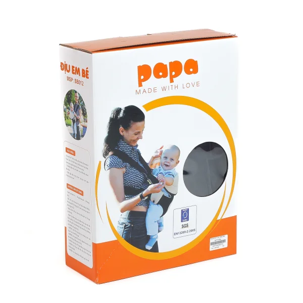 Địu em bé 3 chức năng Papa đen