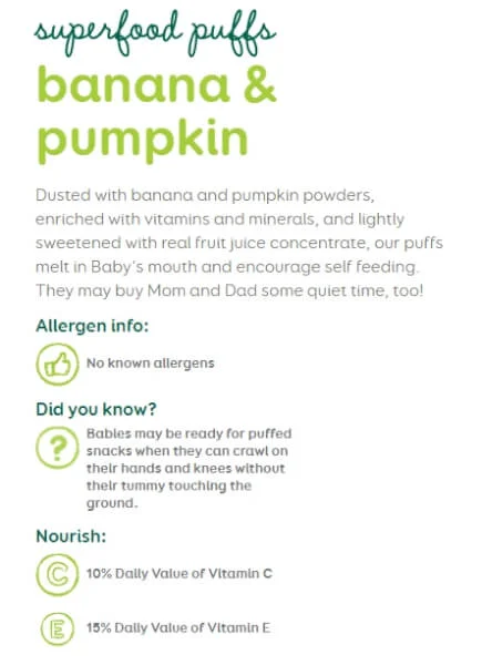 Combo 2 Thực phẩm bổ sung bánh xốp ăn dặm vị chuối và bí ngô Happy Baby