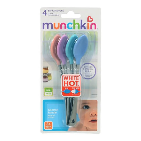 Thìa chuyển màu khi nước nóng Munchkin 42404 vĩ 4 cái