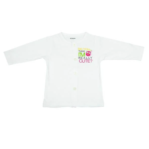 Áo sơ sinh cài giữa tay dài Papa