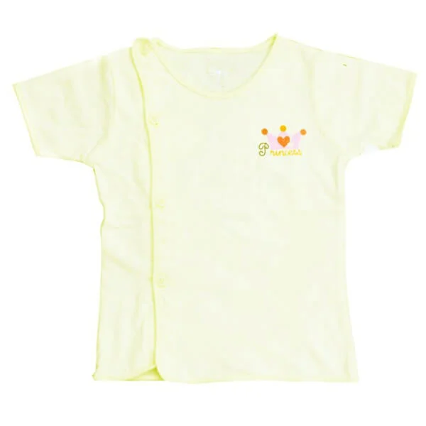 Áo sơ sinh cài chéo tay ngắn Papa