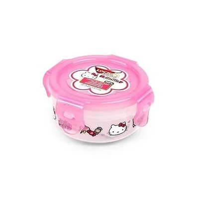 Hộp nhựa tròn Hello Kitty LKT811-100ml