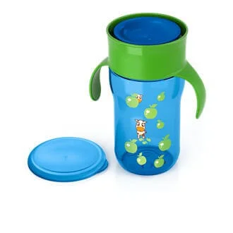 Bình tập uống trực tiếp cho bé Avent SCF784/00, 18+ tháng, xanh dương