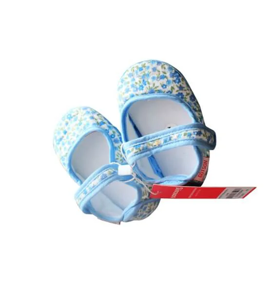 Giày tập đi bé gái quai dán in họa tiết