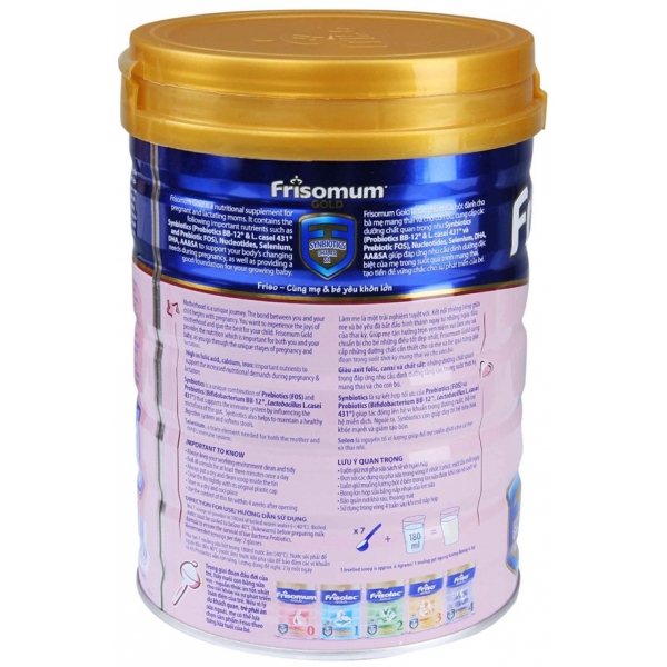 Combo 2  lon Friso Mum Gold hương Cam, 900g