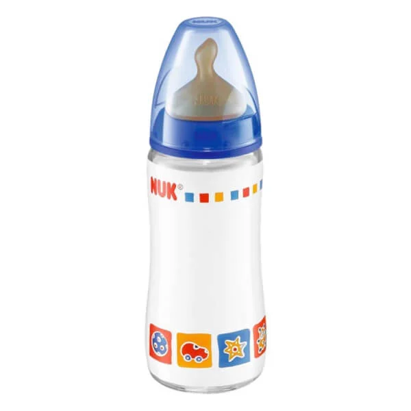 Bình sữa nhựa PP cao su siêu mềm Nuk 300ml