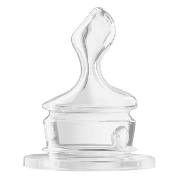 Núm ty bình sữa silicone số 1 Nuk 2 cái,M, 0-6M