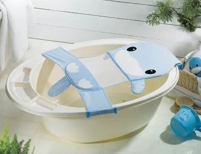 Lưới đỡ tắm bé vải hình thú KuKu