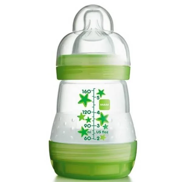 Bình sữa chống đầy hơi Mam 160ml, hồng
