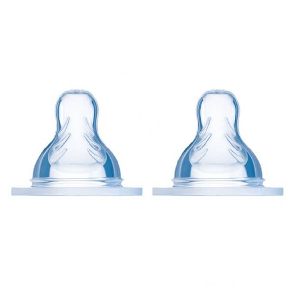 Cặp núm vú silicone Mam siêu mềm