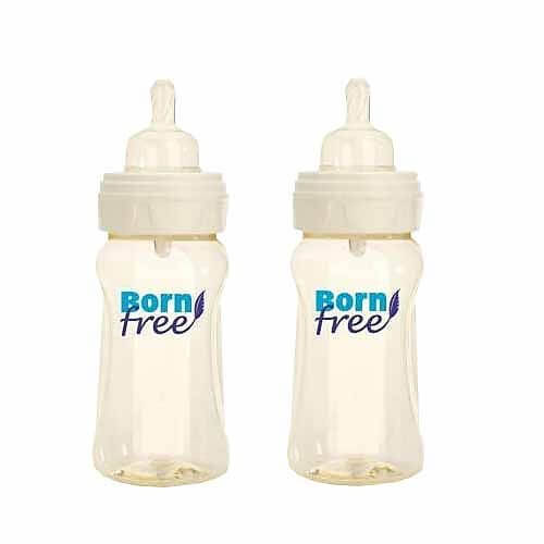 Bình sữa Born Free cổ rộng nhựa PES, không BPA 240 ml