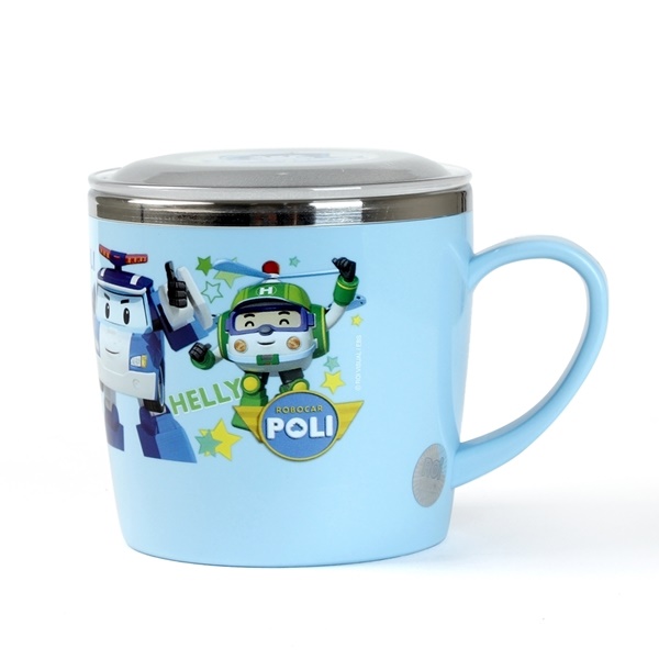 Ly uống nước inox Poli (Xanh)