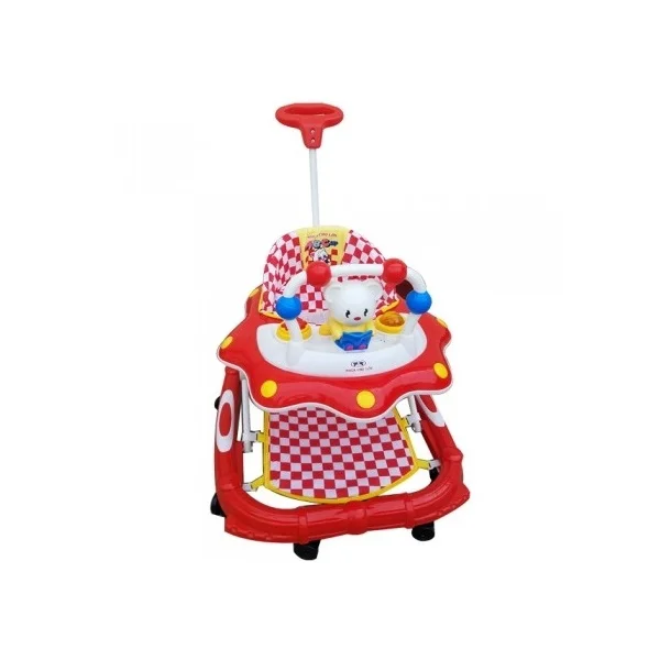 Xe tập đi L4 Con Mèo nhạc NCL (Có cây điều khiển) Đỏ