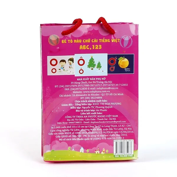 Bộ 48 Thẻ học vui cùng bé - bé tô màu chữ cái tiếng việt ABC - 123 mcbooks