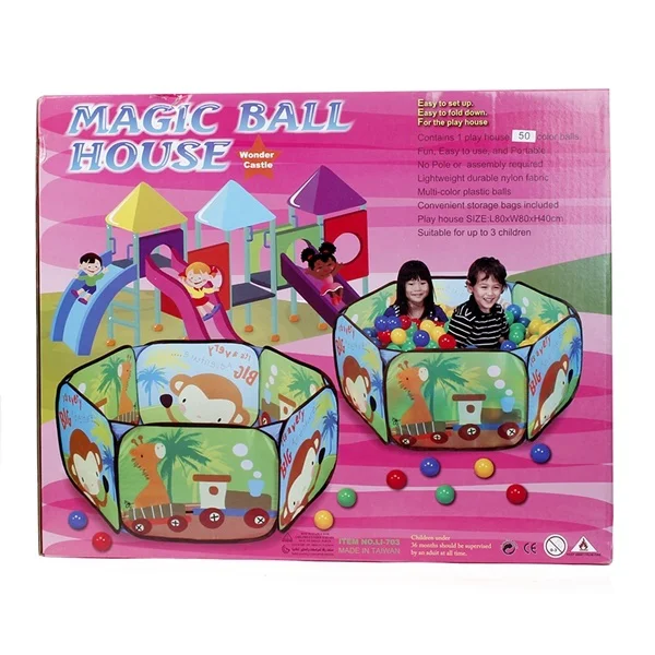Nhà banh lục giác TOBBY (LI703, 50 bóng)