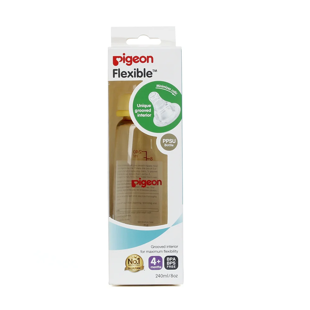 Bình sữa Pigeon nhựa PPSU cổ hẹp 240ml