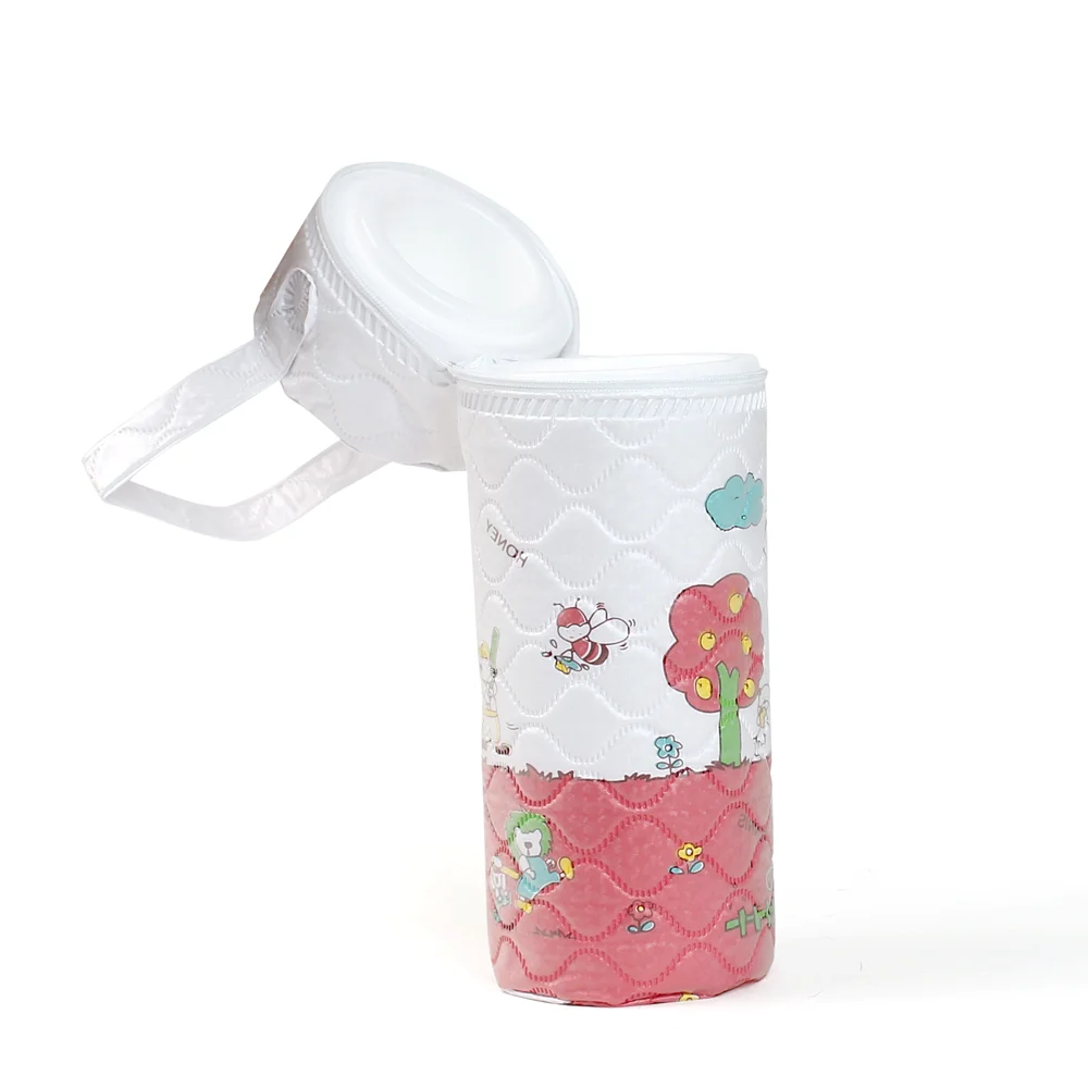 Bình ủ sữa chiếc nhựa tròn trắng Jiading (0517) (giao màu ngẫu nhiên)