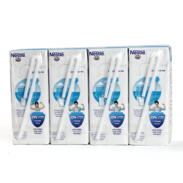 Thực Phẩm Bổ Sung Sữa Tiệt Trùng Nestlé Bear Brand 180ml, Lốc 4 hộp