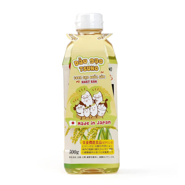 Dầu gạo Nhật Bản Tsuno nguyên chất 500g