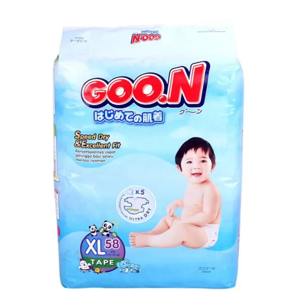 Tã dán Goo.n Slim XL, 12-20kg, 58 miếng
