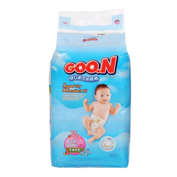 Tã dán Goo.n Slim Newborn, dưới 5kg, 50 miếng