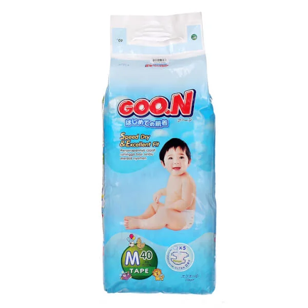 Tã dán Goo.n Slim M, 6-11kg, 40 miếng