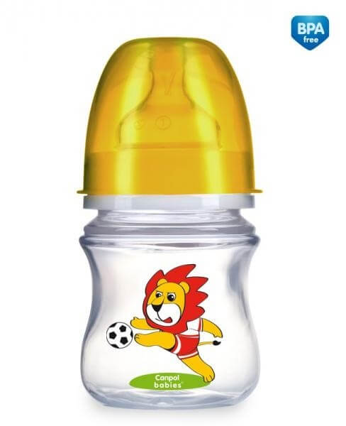 Bình cổ rộng EasyStart hình bóng đá Euro 150ml 35/103 Canpol