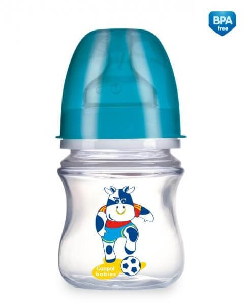 Bình cổ rộng EasyStart hình bóng đá Euro 150ml 35/103 Canpol