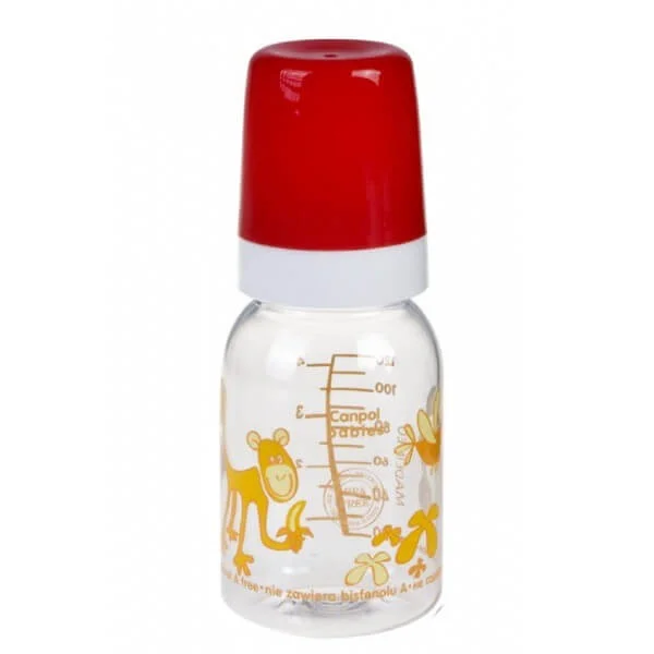 Bình thủy tinh núm sillicone 120ml 42/102 Canpol