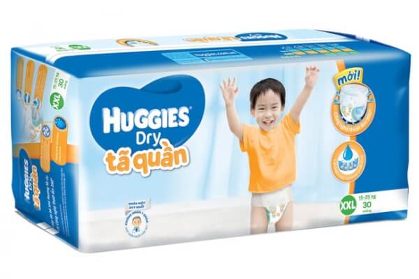 Tã quần Huggies Dry Pants XXL, trên 14kg, 28 miếng