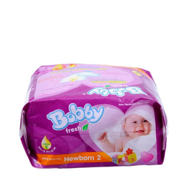 Miếng lót Bobby Fresh Newborn 2, 4-7kg, 20 miếng