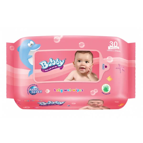 Khăn ướt Bobby Care 30 miếng