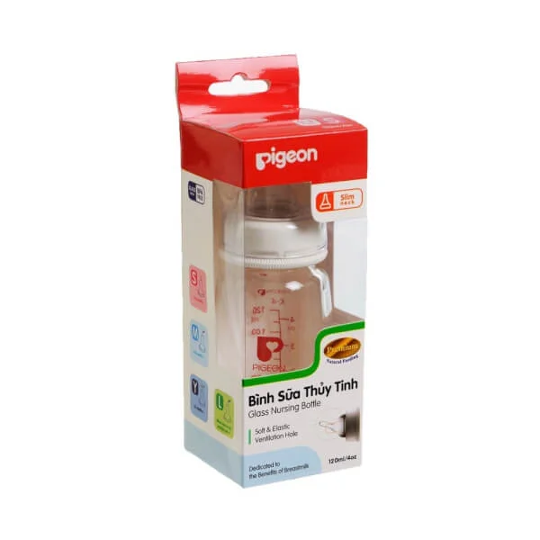 Bình sữa Thủy tinh Pigeon 120ml