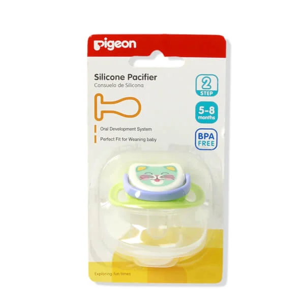 Ty Ngậm Silicone Pigeon mèo bước 2