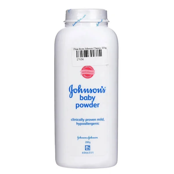 Phấn thơm Classic Johnson & Johnson màu trắng, 200g
