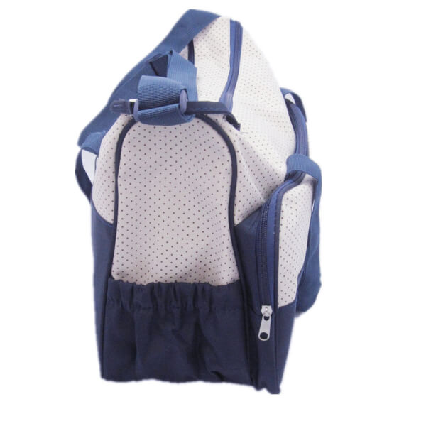 Túi đựng đồ cho bé hình chấm bi màu xanh đậm