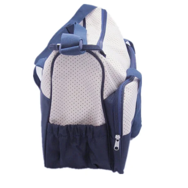Túi đựng đồ cho bé hình chấm bi màu xanh đậm