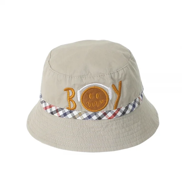 Nón bo bé trai thêu chữ Boy