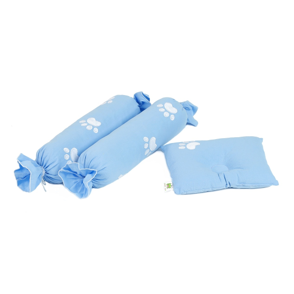 Bộ gối đôi nằm ôm chữ nhật vải xốp - NL