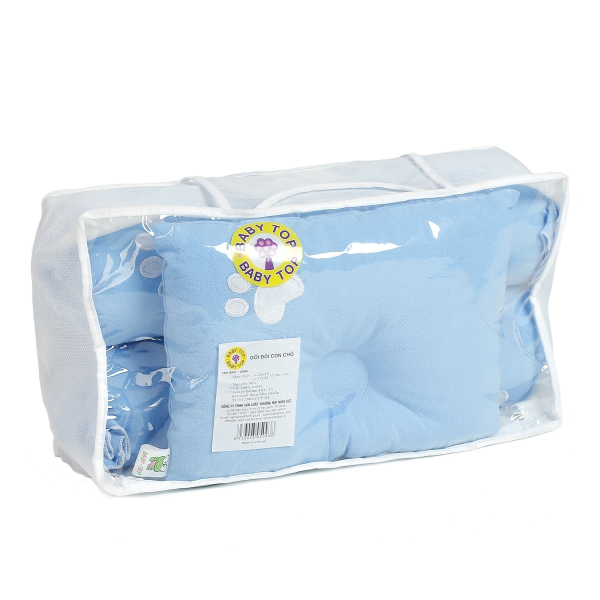 Bộ gối đôi nằm ôm chữ nhật vải xốp - NL
