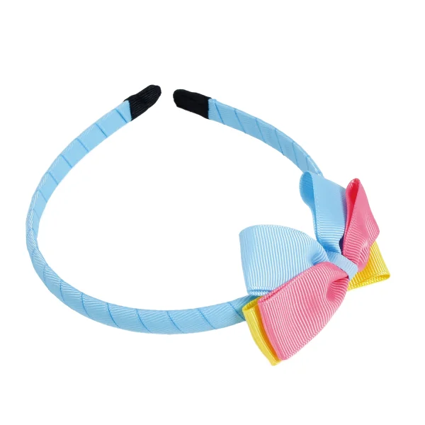 Cài tóc bé gái đính nơ phối 3 màu