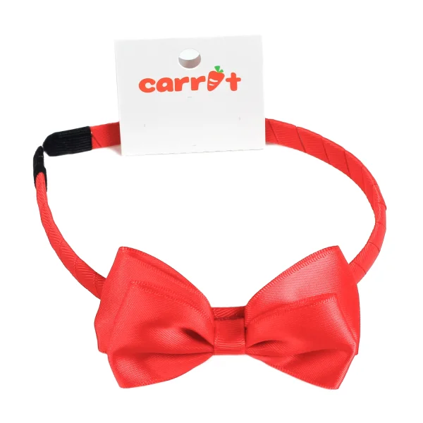 Cài tóc bé gái đính nơ trơn