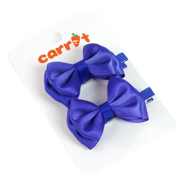 Kẹp tóc bé gái đính nơ trơn