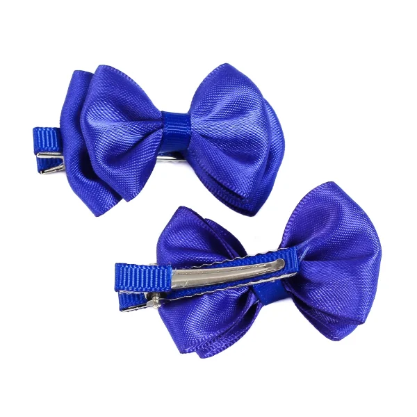 Kẹp tóc bé gái đính nơ trơn