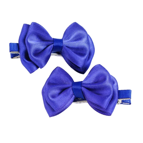 Kẹp tóc bé gái đính nơ trơn