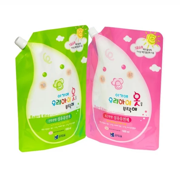 Dung dịch xả quần áo Aga-ae hương tươi mát, túi 1L