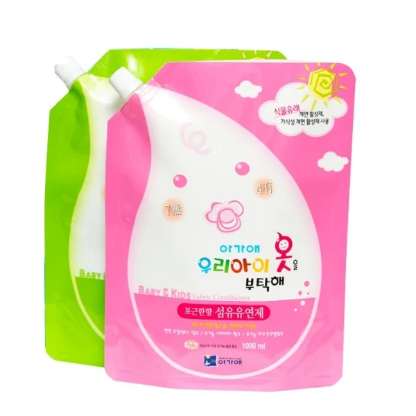 Dung dịch xả quần áo Aga-ae hương tươi mát, túi 1L