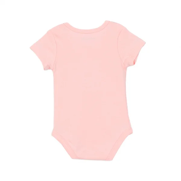 Body tam giác tay ngắn bé gái thêu thỏ_Carrot