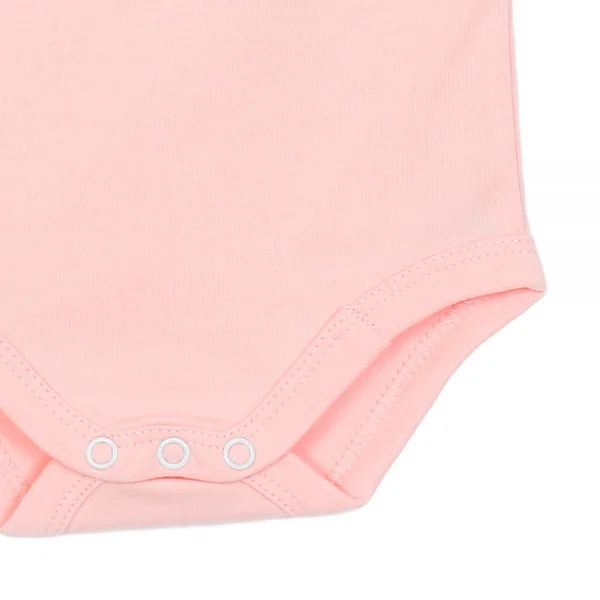 Body tam giác tay ngắn bé gái thêu thỏ_Carrot