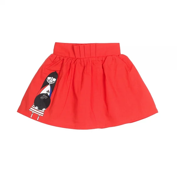 Chân váy bé gái in hình cô gái